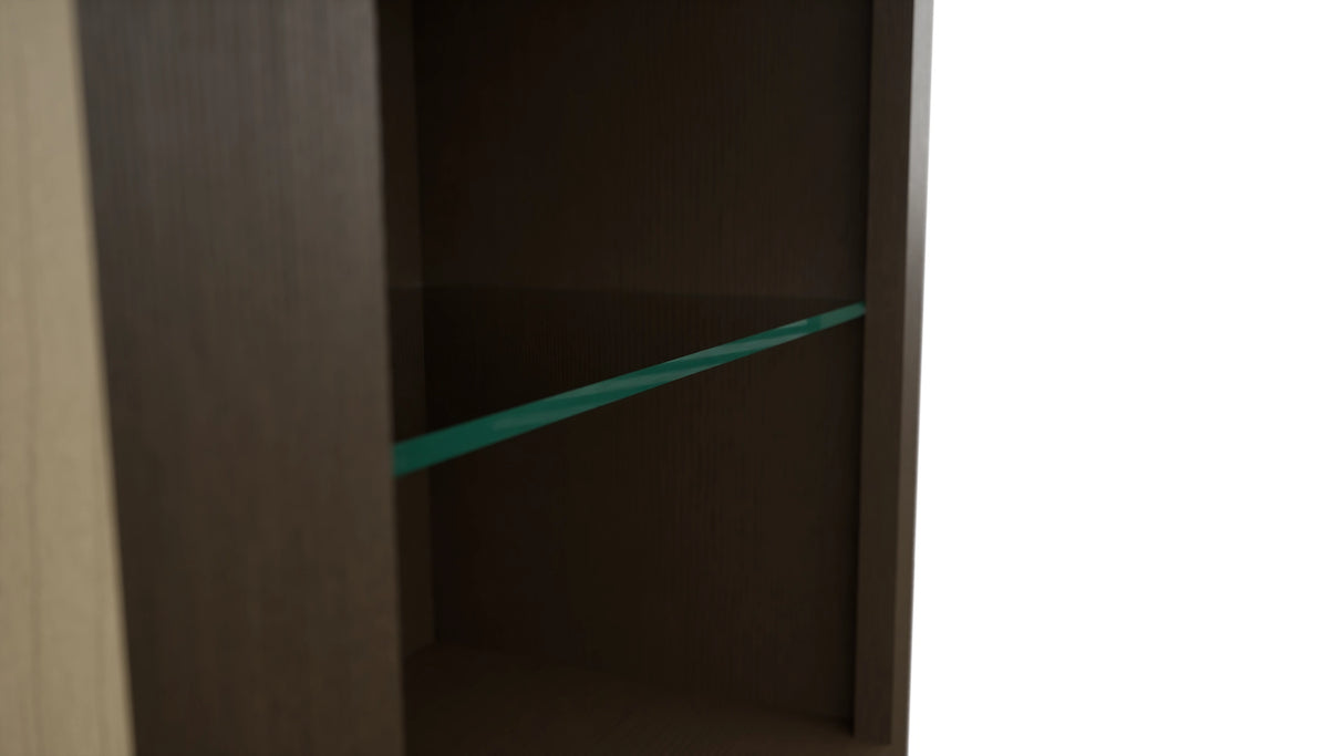 Fabuwood Canyon Oak NDW1830 Wall Standard No Door Cabinet, Detail View