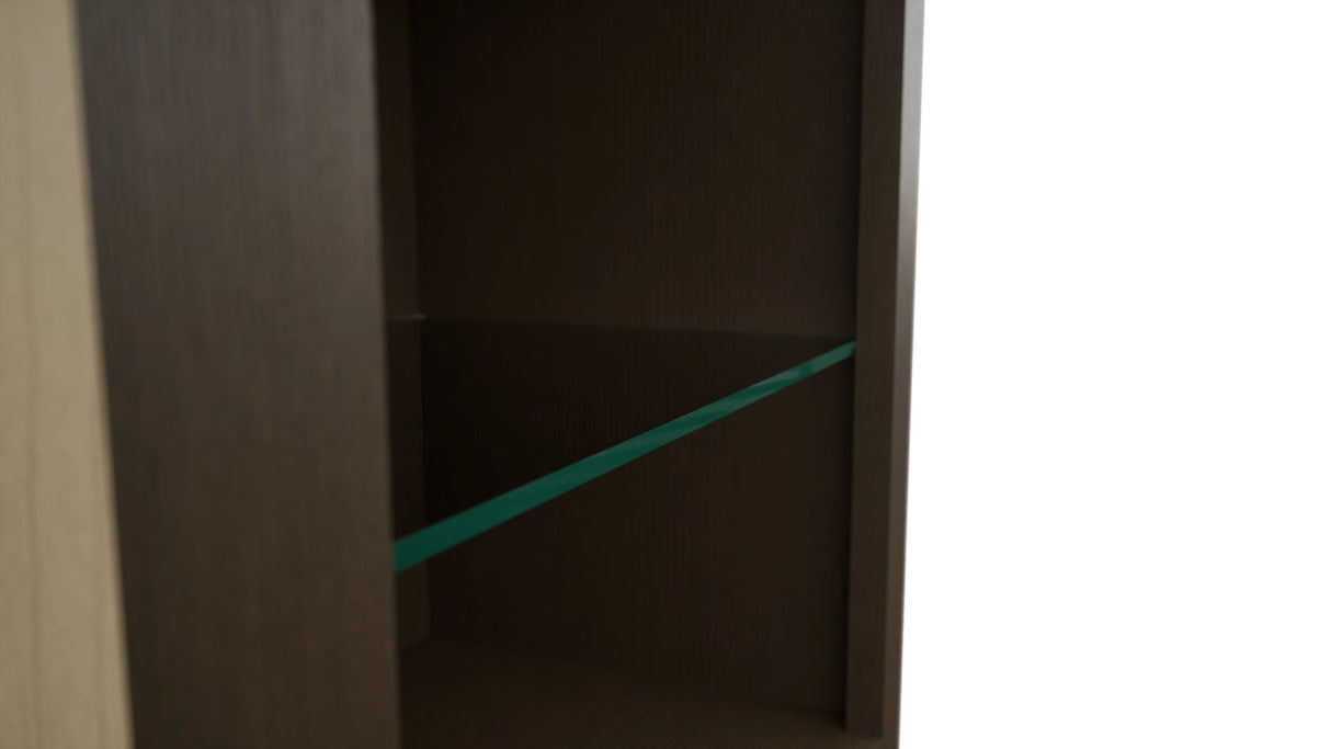 Fabuwood Canyon Oak NDW1836 Wall Standard No Door Cabinet, Detail View