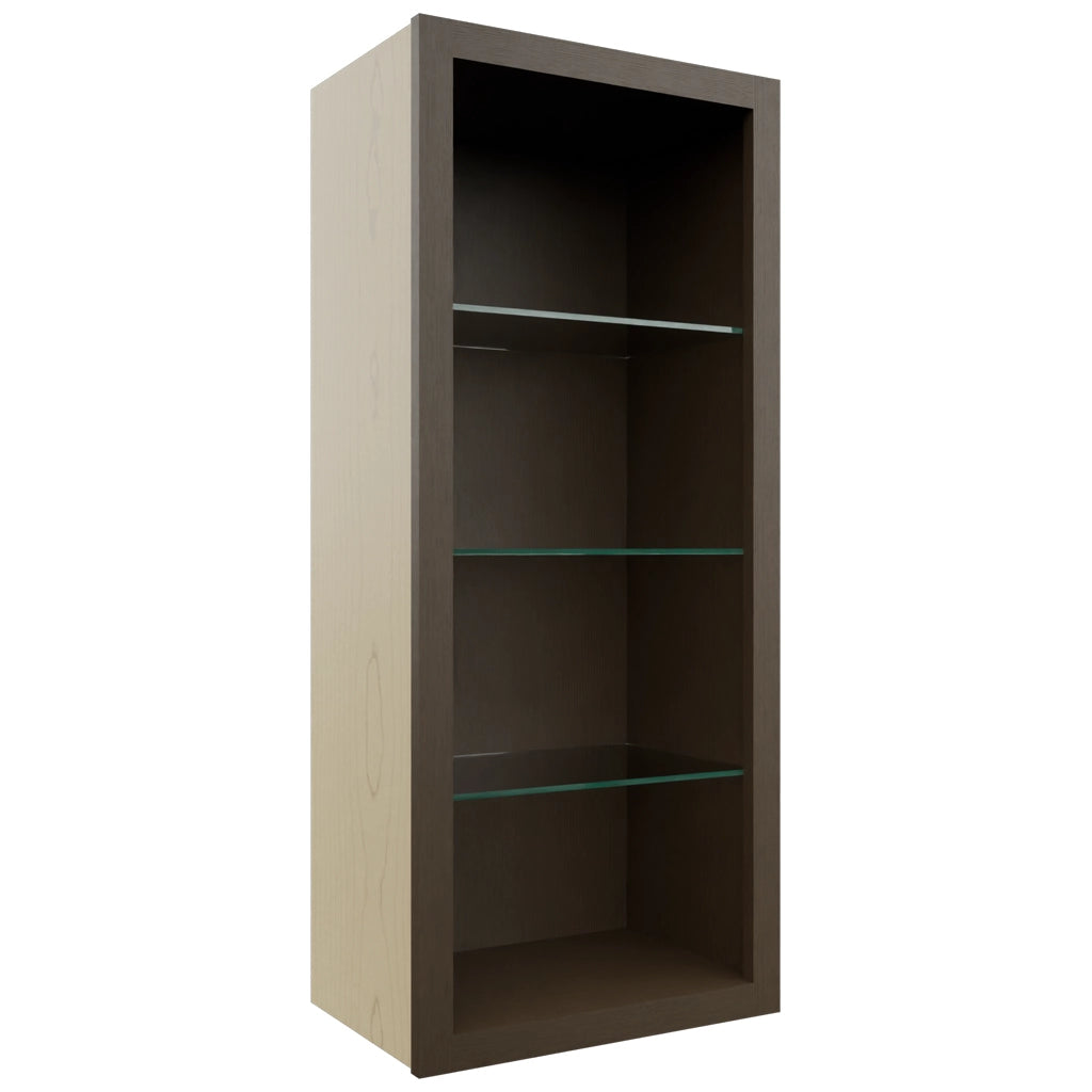 Fabuwood Canyon Oak NDW1842 Wall Standard No Door Cabinet, Front View
