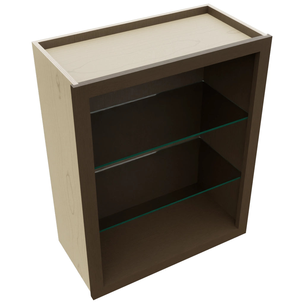 Fabuwood Canyon Oak NDW2430 Wall Standard No Door Cabinet, Top View