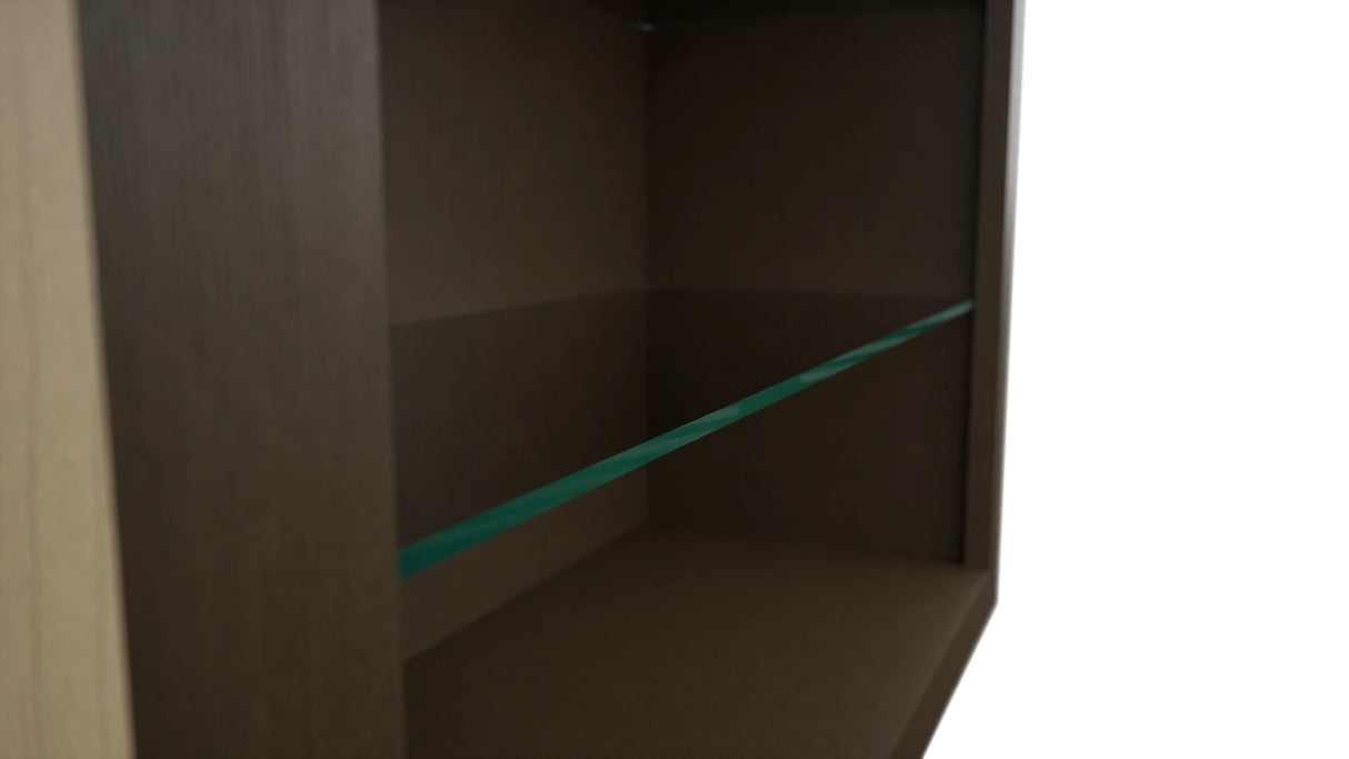 Fabuwood Canyon Oak NDW3036 Wall Standard No Door Cabinet, Detail View