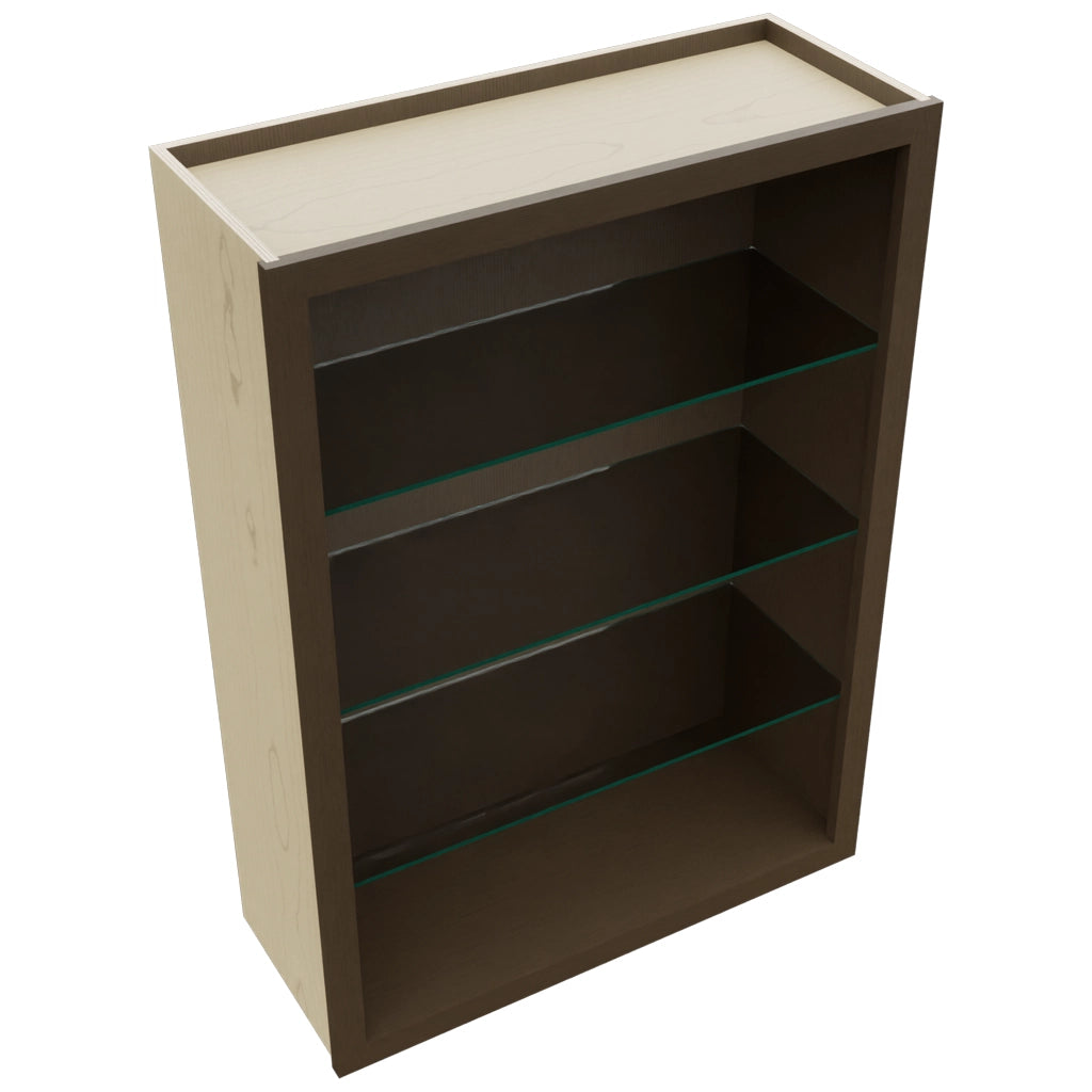Fabuwood Canyon Oak NDW3042 Wall Standard No Door Cabinet, Top View