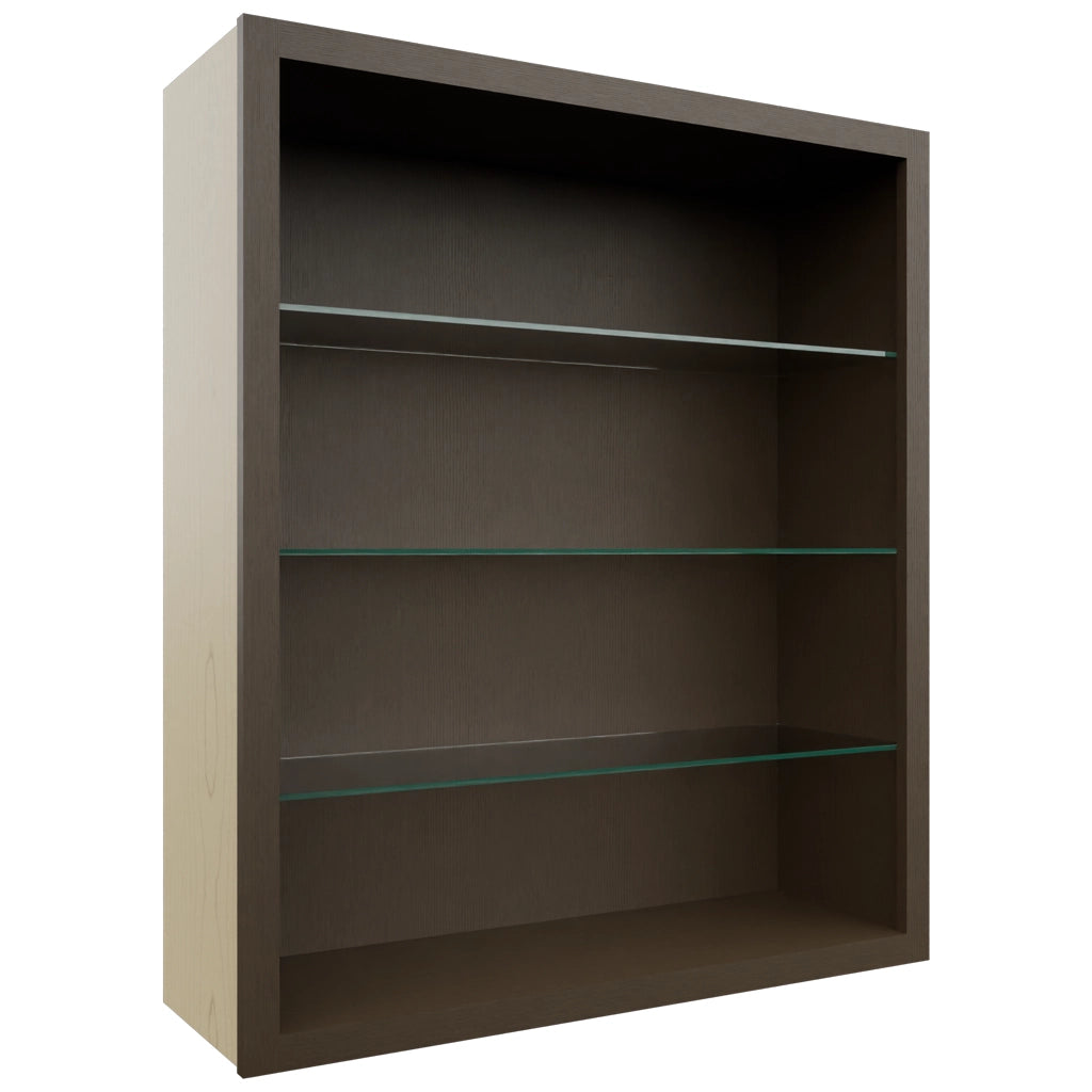 Fabuwood Canyon Oak NDW3642 Wall Standard No Door Cabinet, Front View