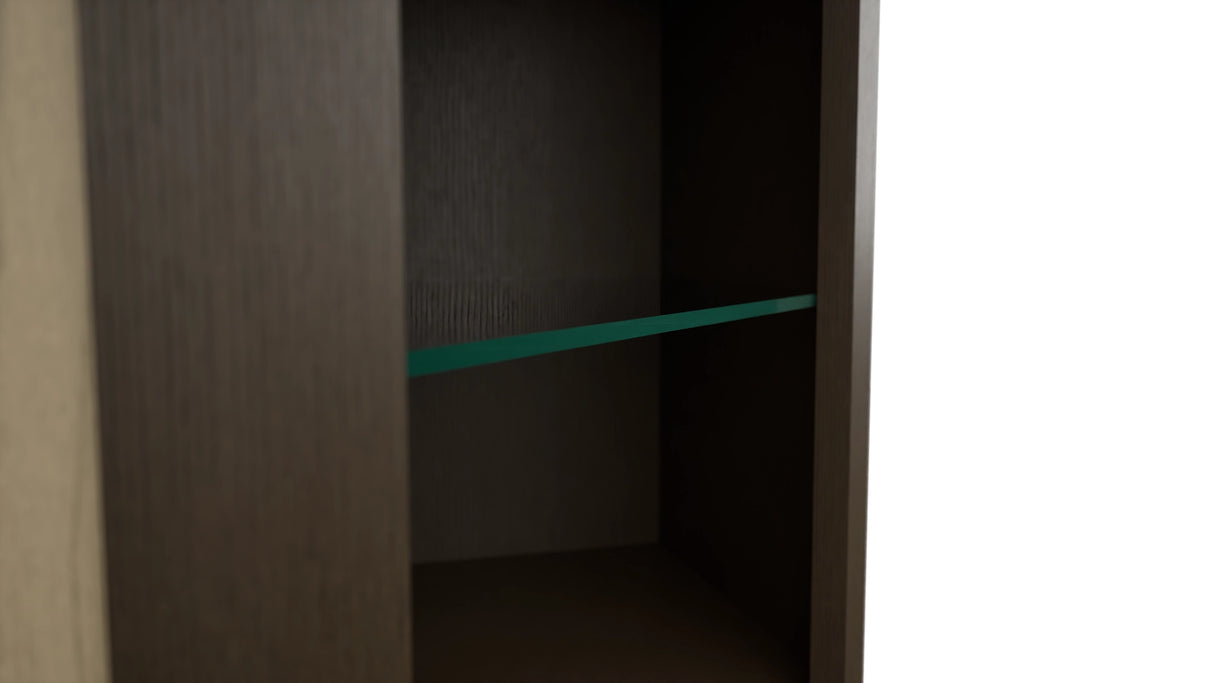 Fabuwood Canyon Oak NDWDC2430 Wall Corner Diagonal No Door Cabinet, Detail View