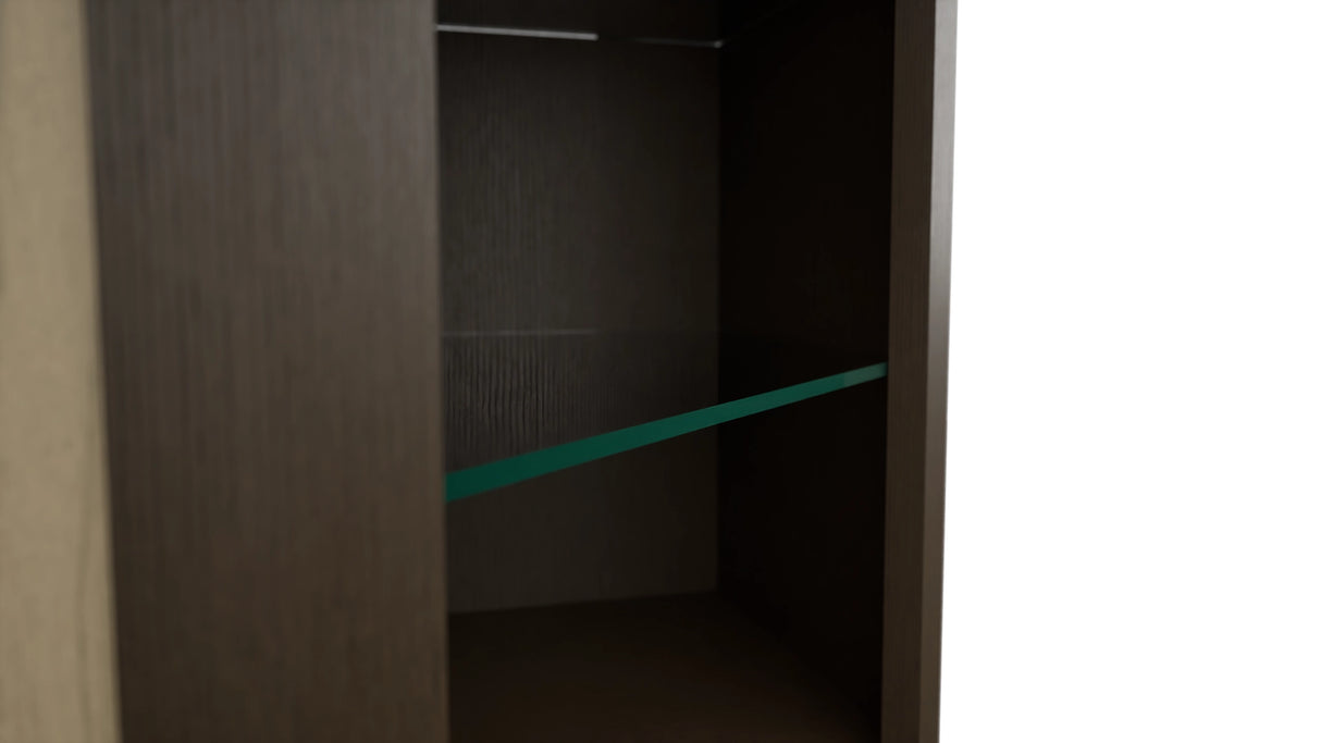 Fabuwood Canyon Oak NDWDC2436 Wall Corner Diagonal No Door Cabinet, Detail View