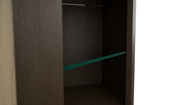 Fabuwood Canyon Oak NDWDC2436 Wall Corner Diagonal No Door Cabinet, Detail View