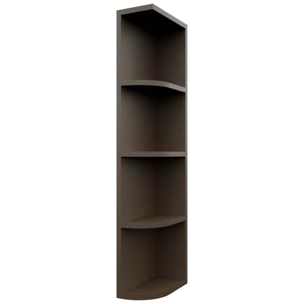Fabuwood Canyon Oak OER642 Wall Open End Cabinet, Front View