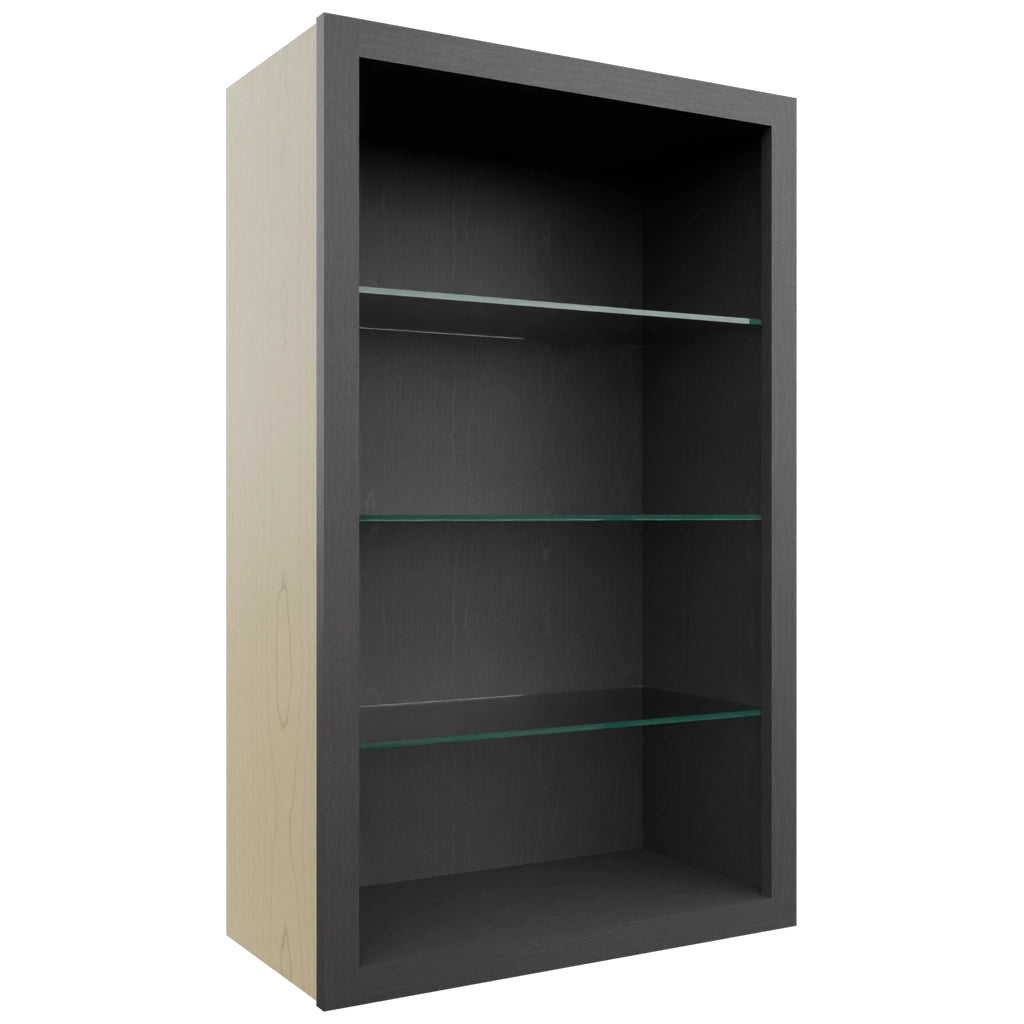 Fabuwood Cobblestone NDW2439 Wall Standard No Door Cabinet, Front View
