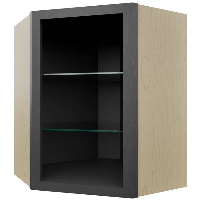Fabuwood Cobblestone NDWDC2430 Wall Corner Diagonal No Door Cabinet, Front View