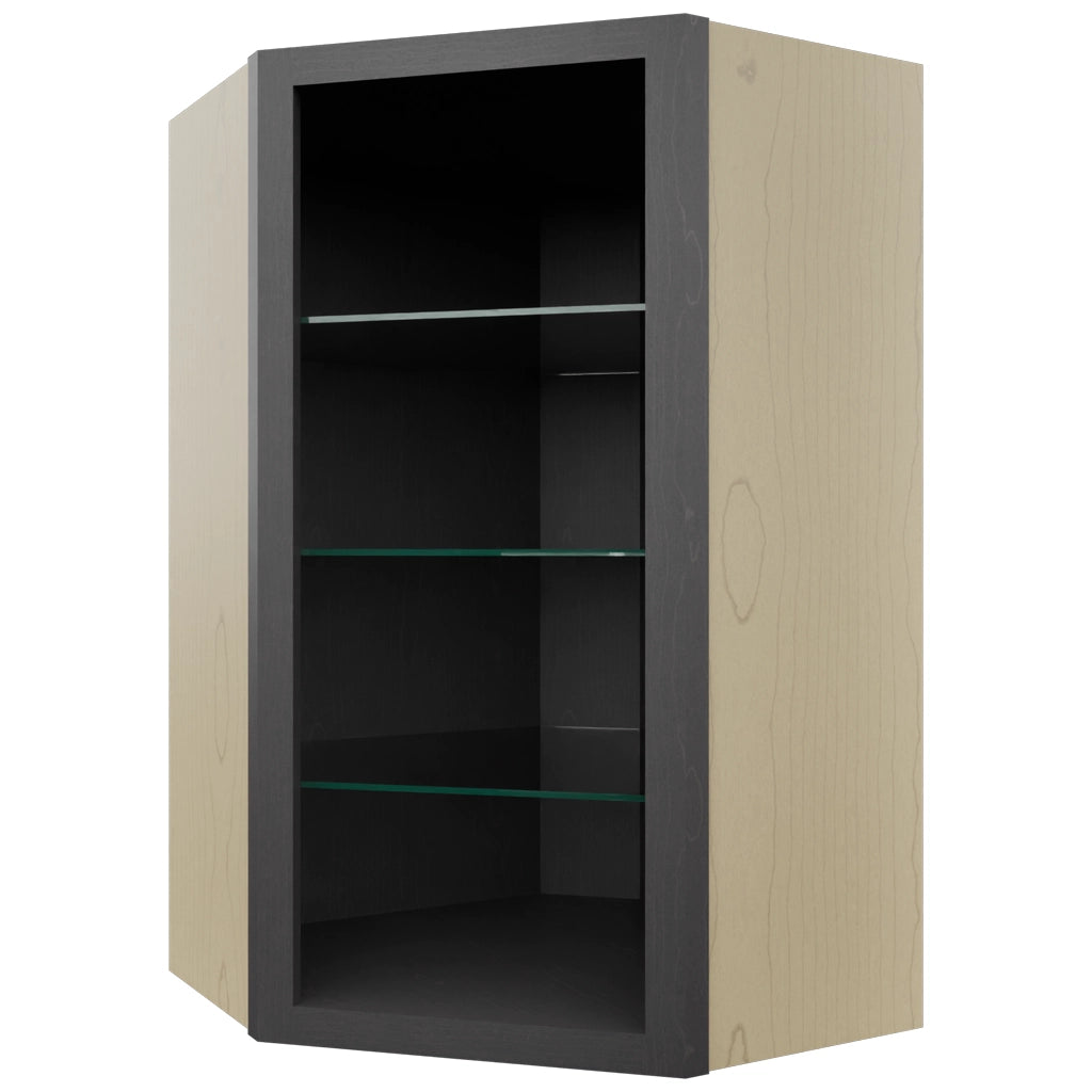 Fabuwood Cobblestone NDWDC2439 Wall Corner Diagonal No Door Cabinet, Front View