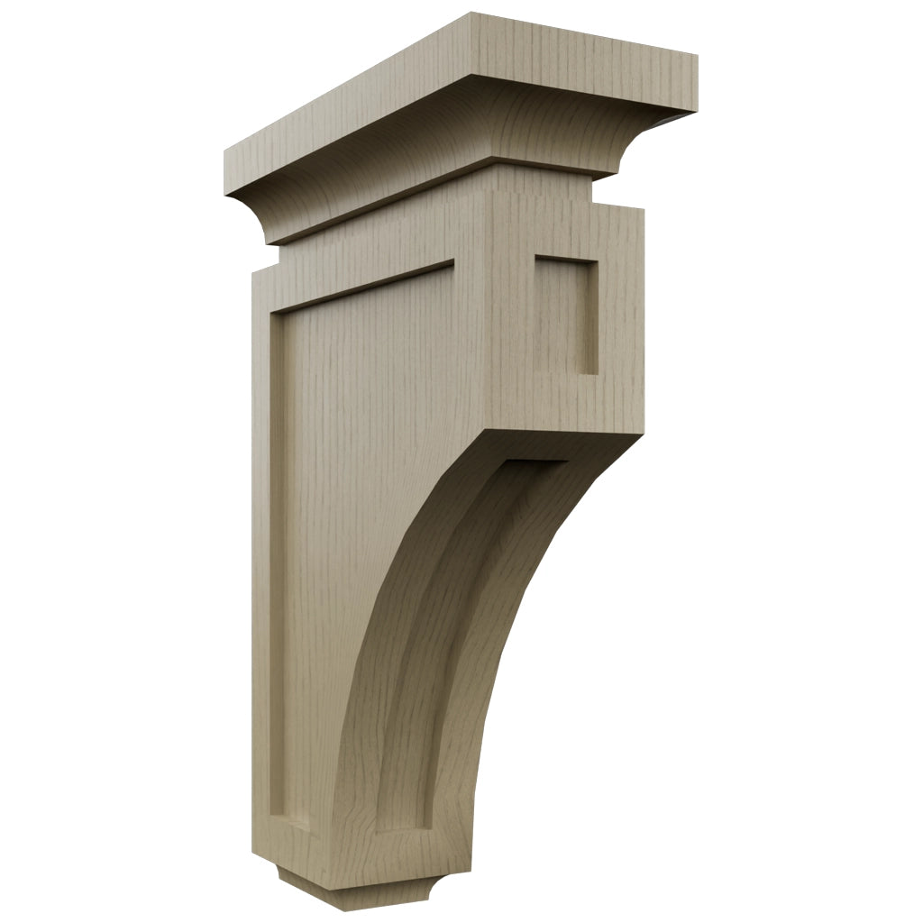 Fabuwood Desert Oak CMCB Corbel, Front View