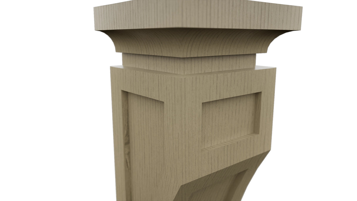 Fabuwood Desert Oak CML Corbel, Detail View