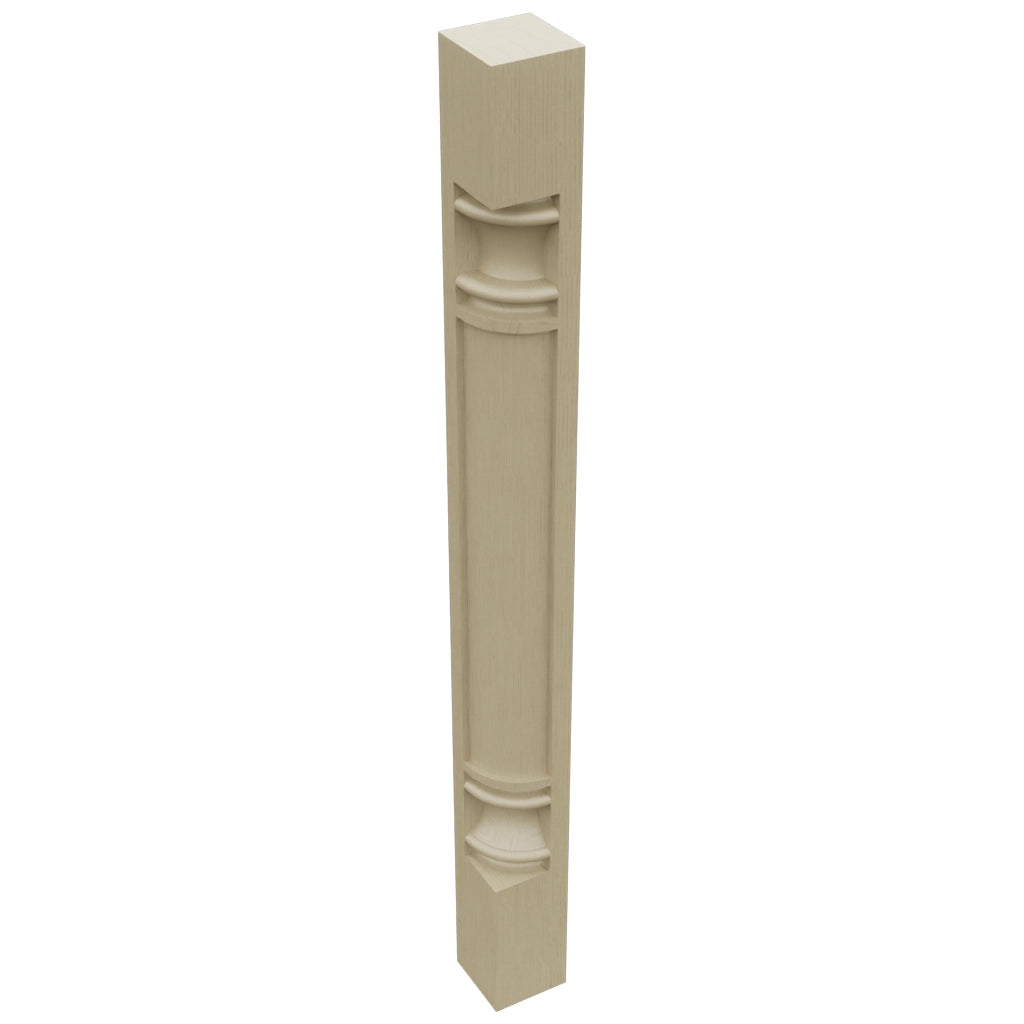 Fabuwood Desert Oak CP36 Base Post, Top View