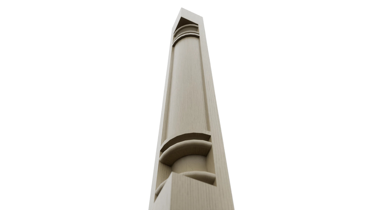 Fabuwood Desert Oak CP36 Base Post, Detail View