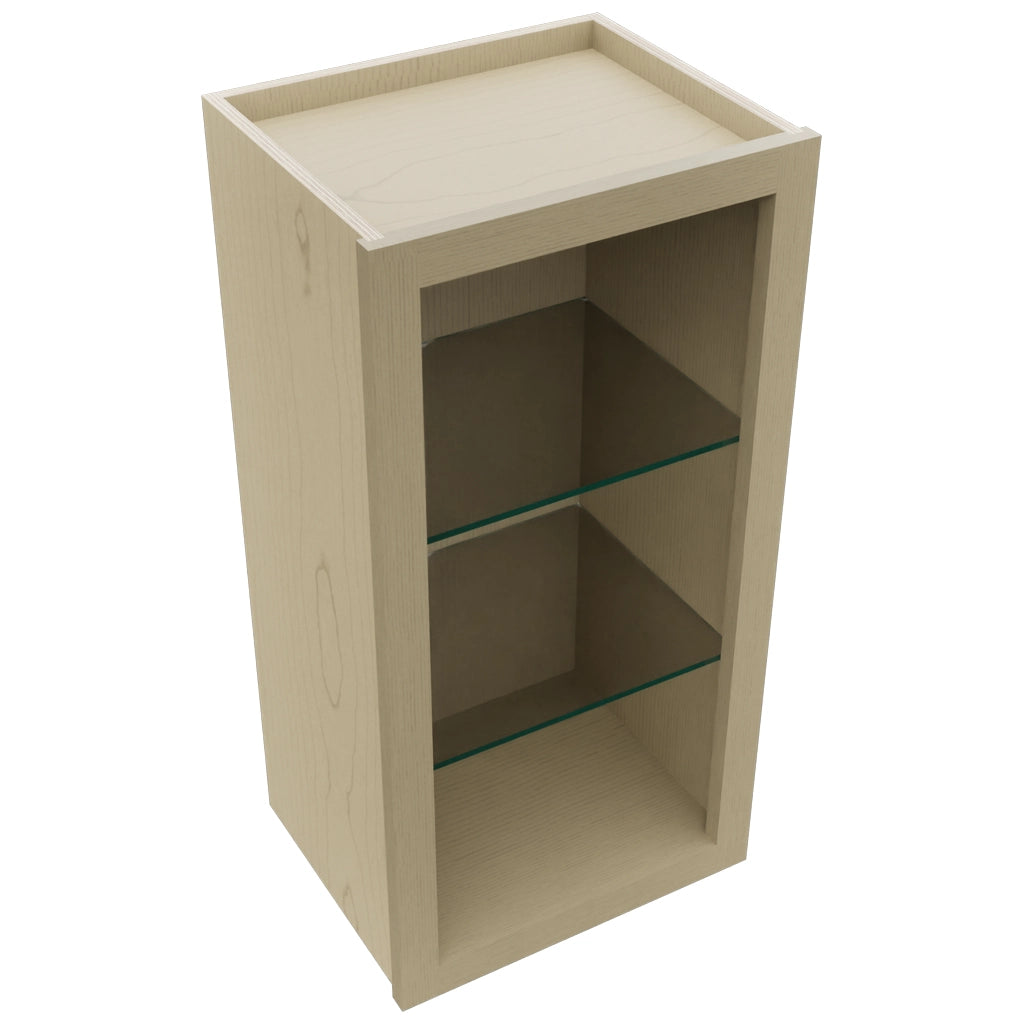 Fabuwood Desert Oak NDW1530 Wall Standard No Door Cabinet, Top View