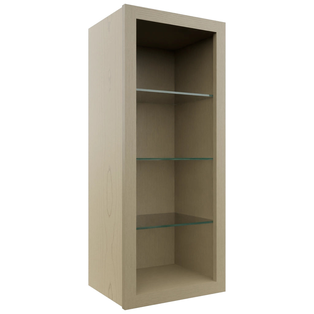Fabuwood Desert Oak NDW1536 Wall Standard No Door Cabinet, Front View