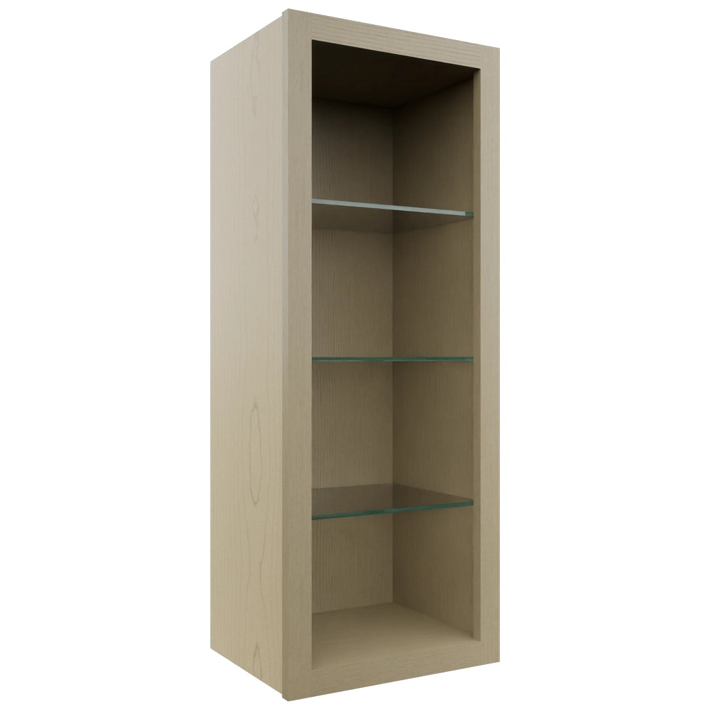 Fabuwood Desert Oak NDW1539 Wall Standard No Door Cabinet, Front View