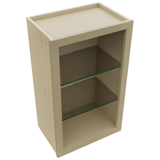 Fabuwood Desert Oak NDW1830 Wall Standard No Door Cabinet, Top View