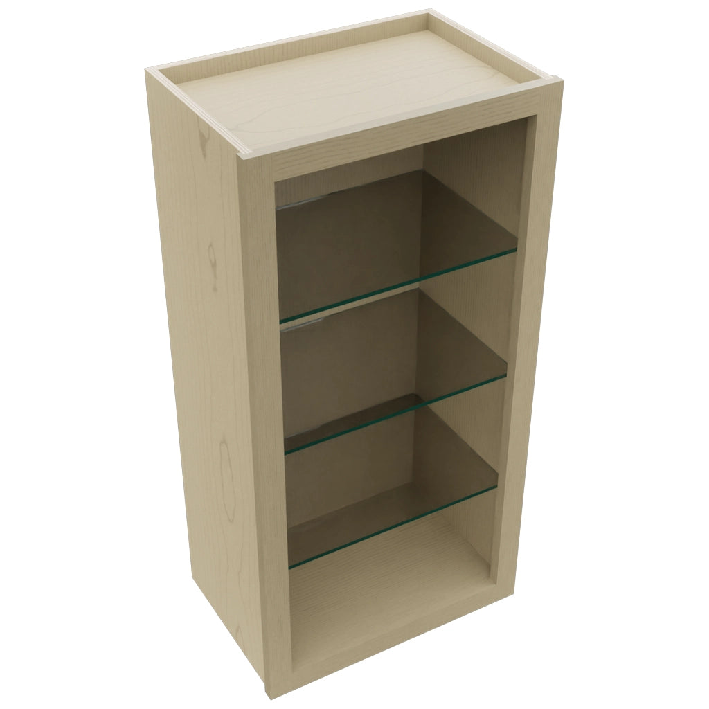 Fabuwood Desert Oak NDW1836 Wall Standard No Door Cabinet, Top View