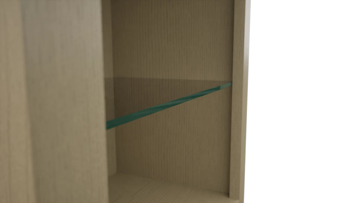 Fabuwood Desert Oak NDW1839 Wall Standard No Door Cabinet, Detail View