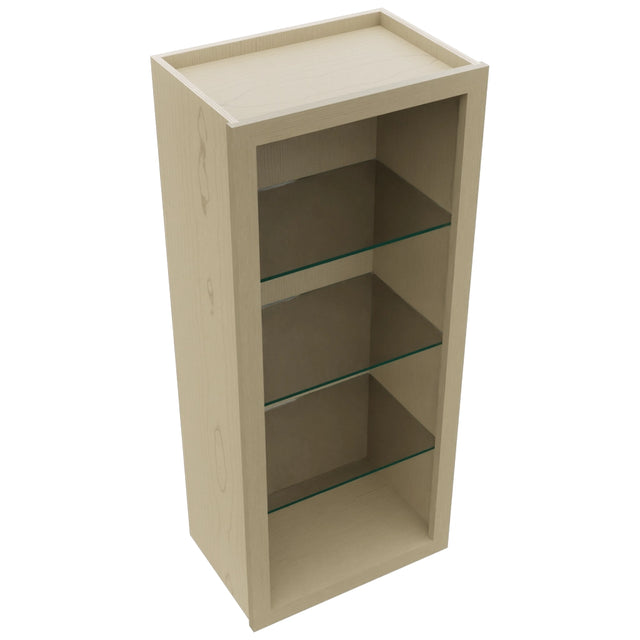 Fabuwood Desert Oak NDW1842 Wall Standard No Door Cabinet, Top View