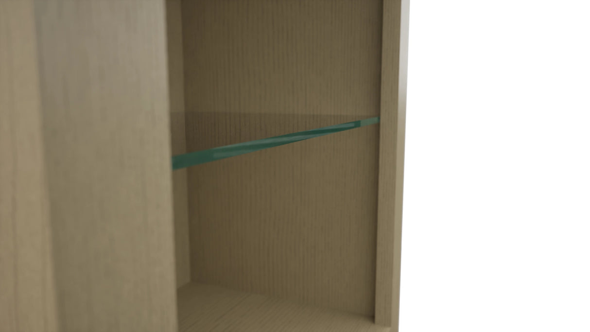 Fabuwood Desert Oak NDW1842 Wall Standard No Door Cabinet, Detail View