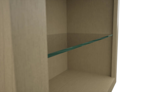 Fabuwood Desert Oak NDW2430 Wall Standard No Door Cabinet, Detail View
