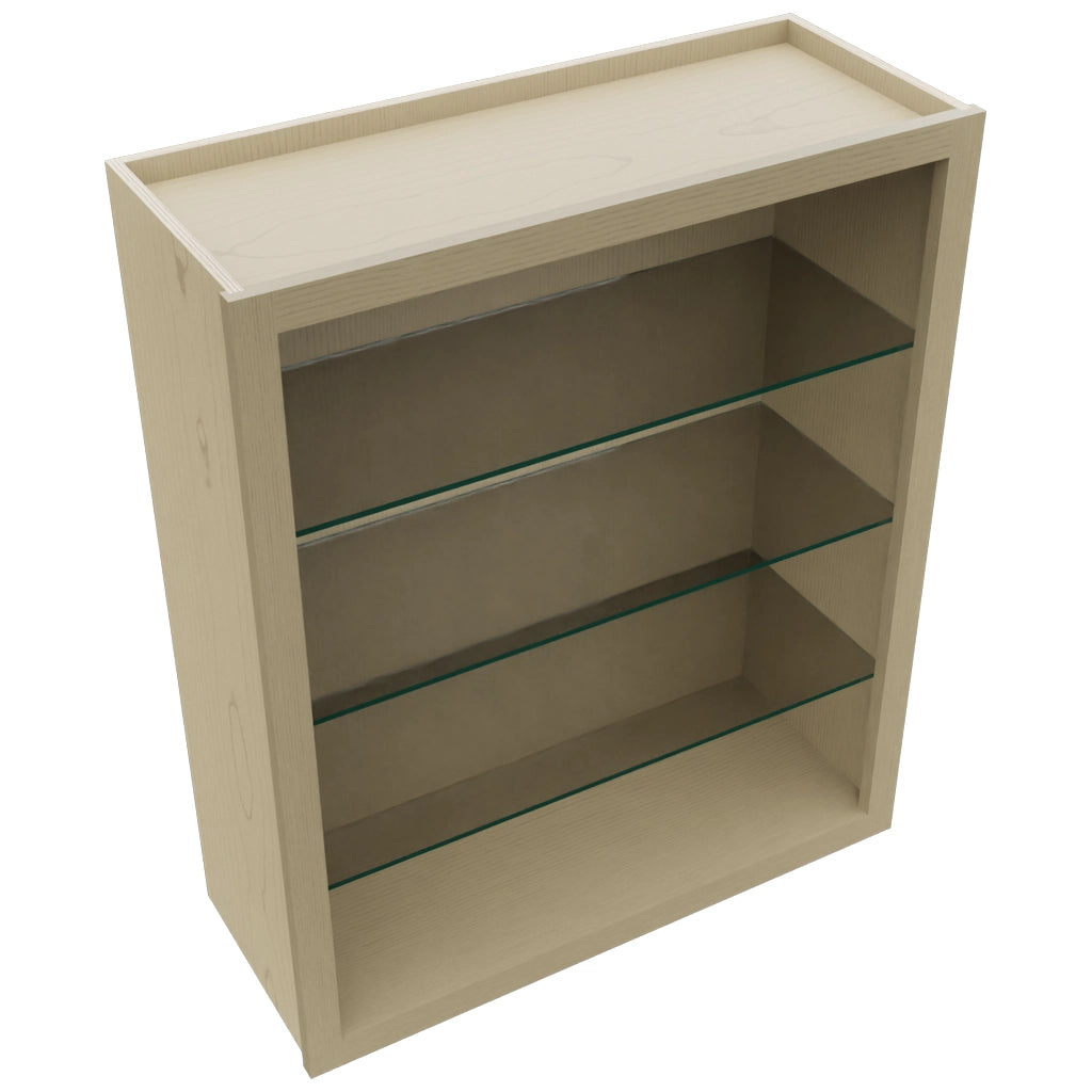 Fabuwood Desert Oak NDW3036 Wall Standard No Door Cabinet, Top View