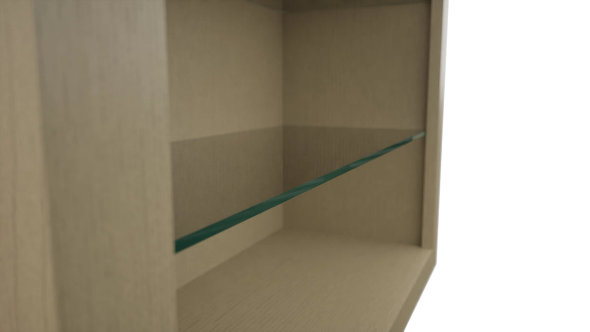 Fabuwood Desert Oak NDW3036 Wall Standard No Door Cabinet, Detail View