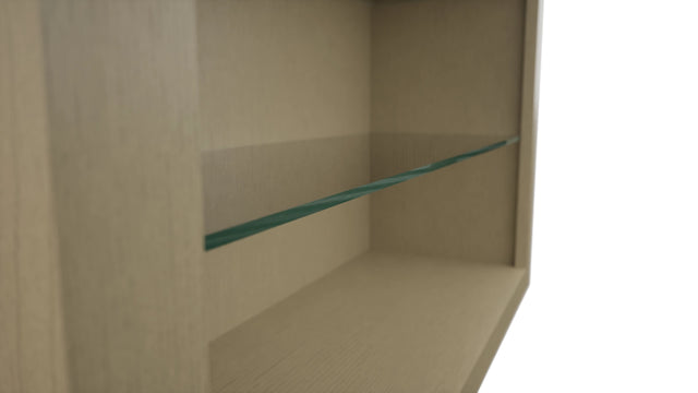 Fabuwood Desert Oak NDW3639 Wall Standard No Door Cabinet, Detail View