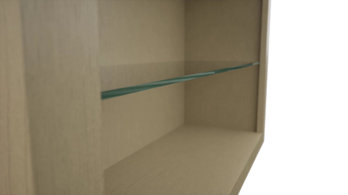 Fabuwood Desert Oak NDW3642 Wall Standard No Door Cabinet, Detail View