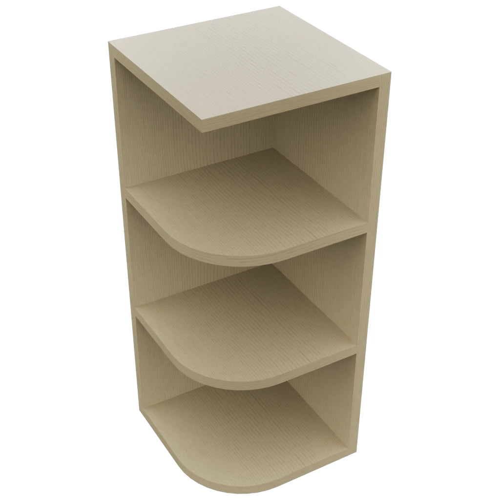 Fabuwood Desert Oak OE1230 Wall Open End Cabinet, Top View