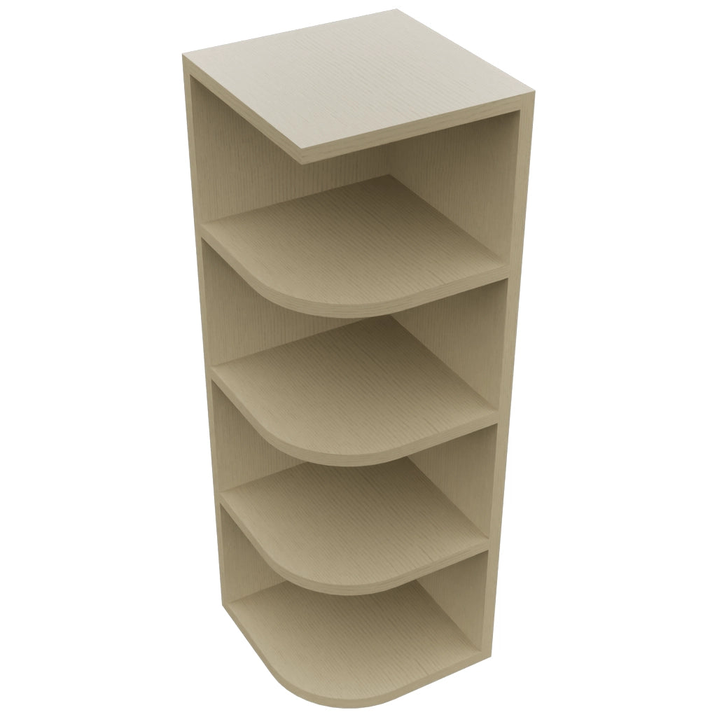 Fabuwood Desert Oak OE1236 Wall Open End Cabinet, Top View