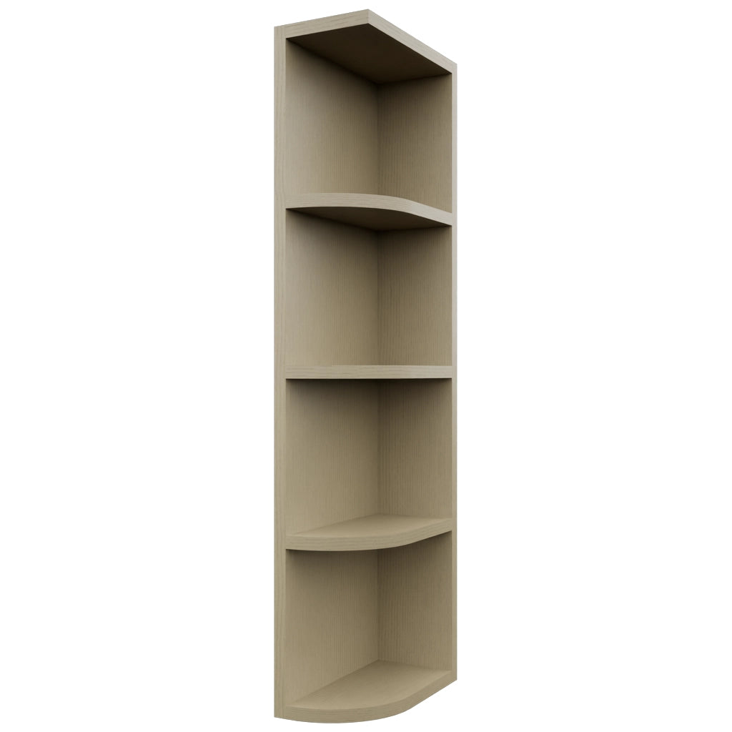 Fabuwood Desert Oak OER639 Wall Open End Cabinet, Front View