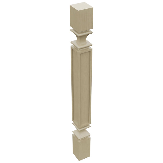 Fabuwood Desert Oak SP3X3 Base Post, Top View