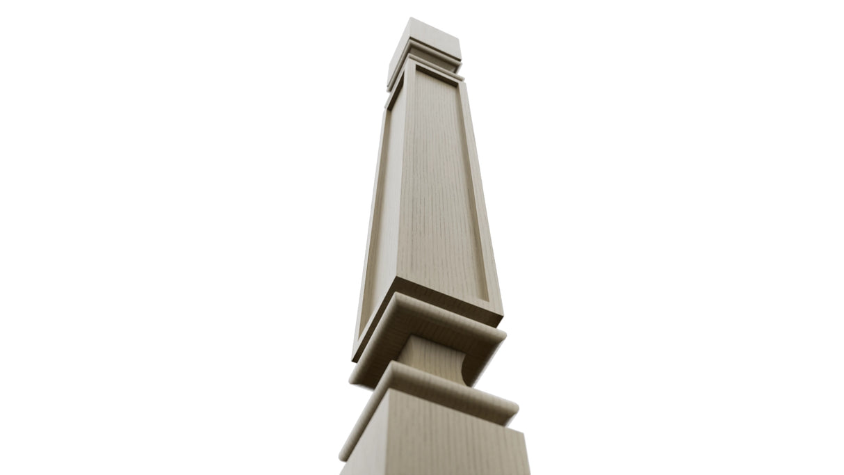 Fabuwood Desert Oak SP3X3 Base Post, Detail View