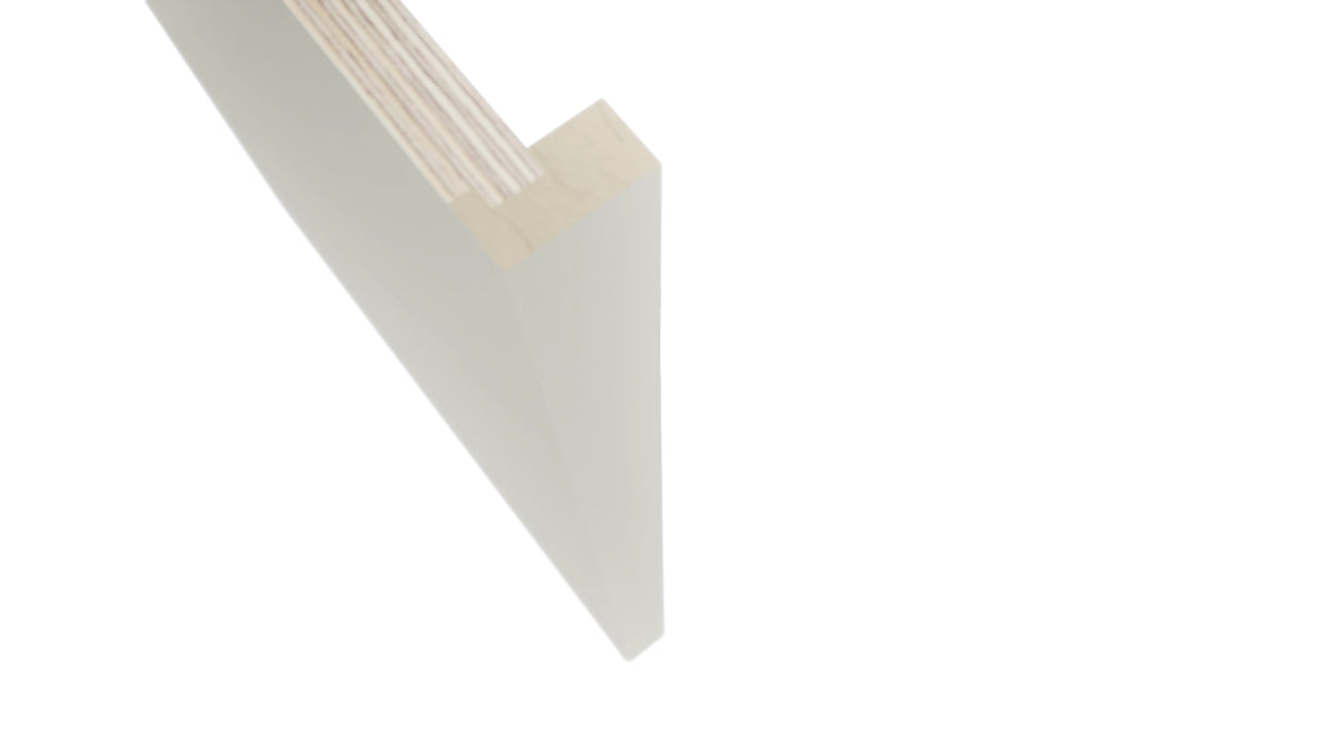 Fabuwood Dove DWR1-1/2 Panel, Detail View