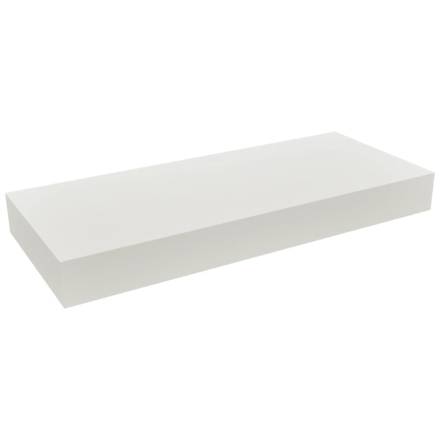 Fabuwood Dove FLS24 Wall Floating Shelf, Front View