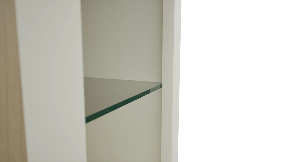 Fabuwood Dove NDW1236 Wall Standard No Door Cabinet, Detail View