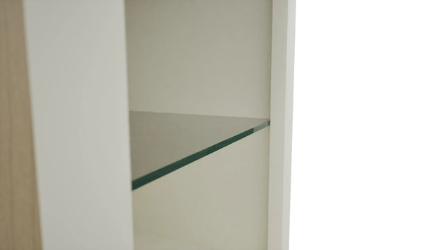 Fabuwood Dove NDW1536 Wall Standard No Door Cabinet, Detail View