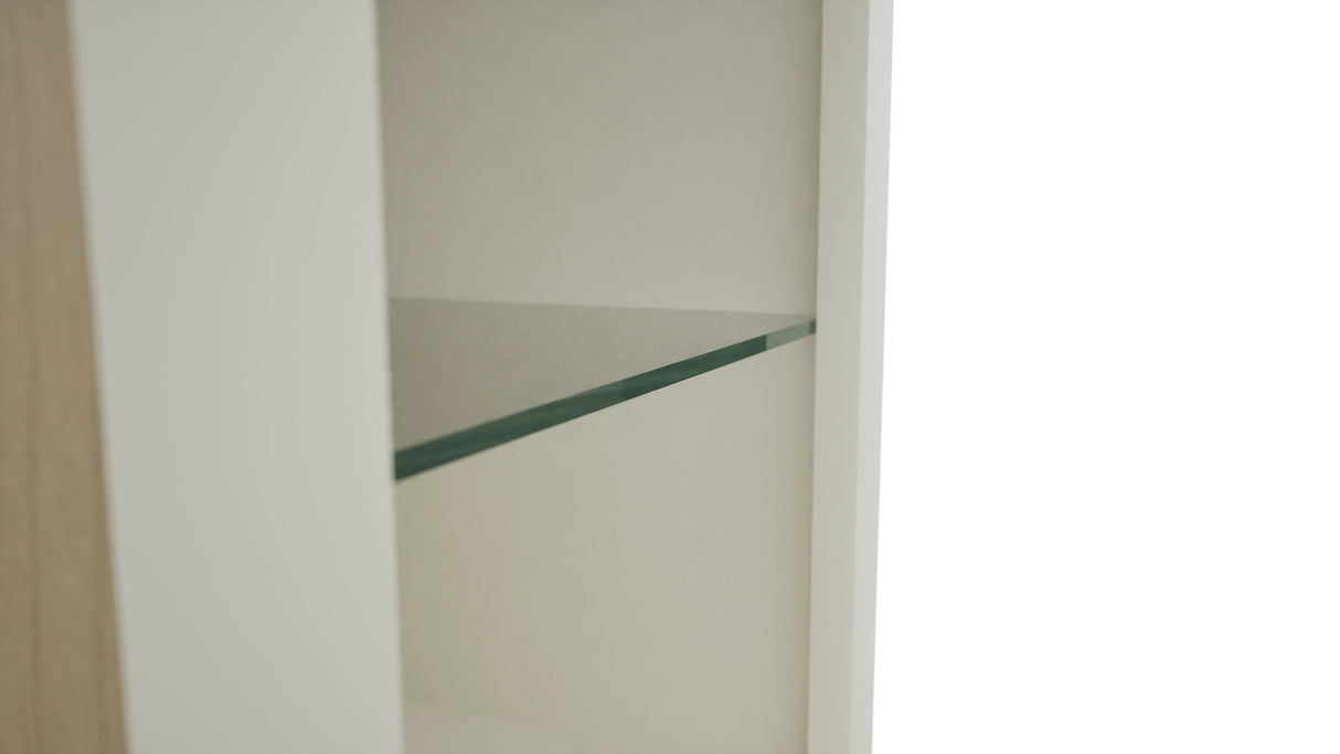 Fabuwood Dove NDW1539 Wall Standard No Door Cabinet, Detail View