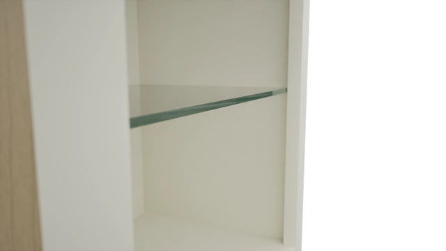 Fabuwood Dove NDW1842 Wall Standard No Door Cabinet, Detail View