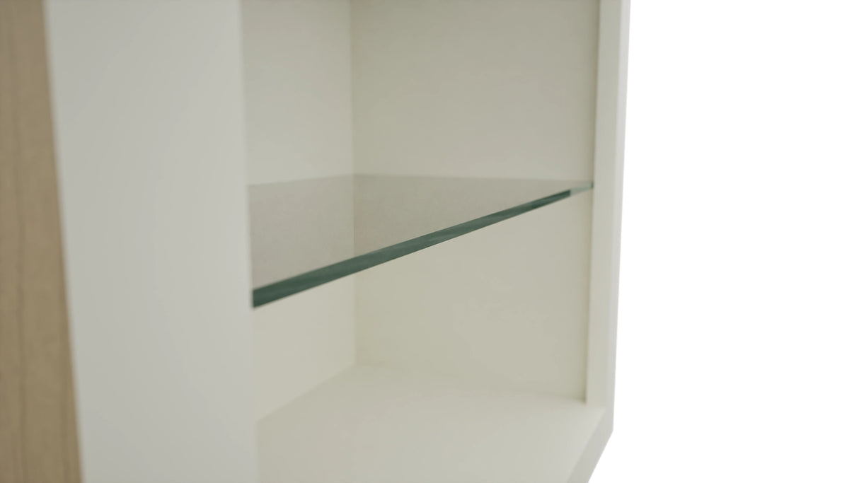 Fabuwood Dove NDW2439 Wall Standard No Door Cabinet, Detail View