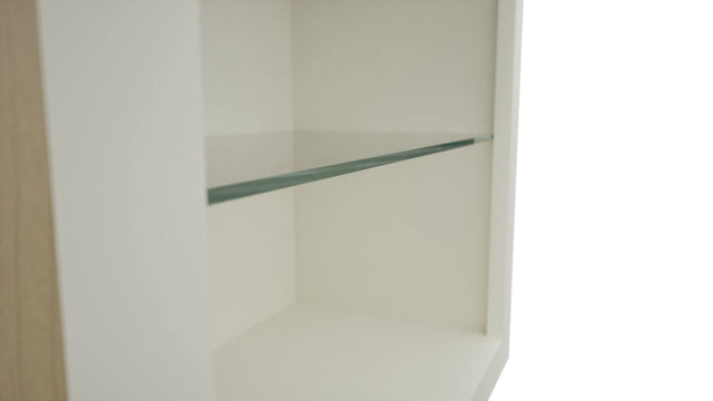 Fabuwood Dove NDW2442 Wall Standard No Door Cabinet, Detail View