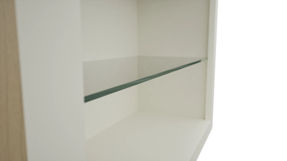 Fabuwood Dove NDW3039 Wall Standard No Door Cabinet, Detail View