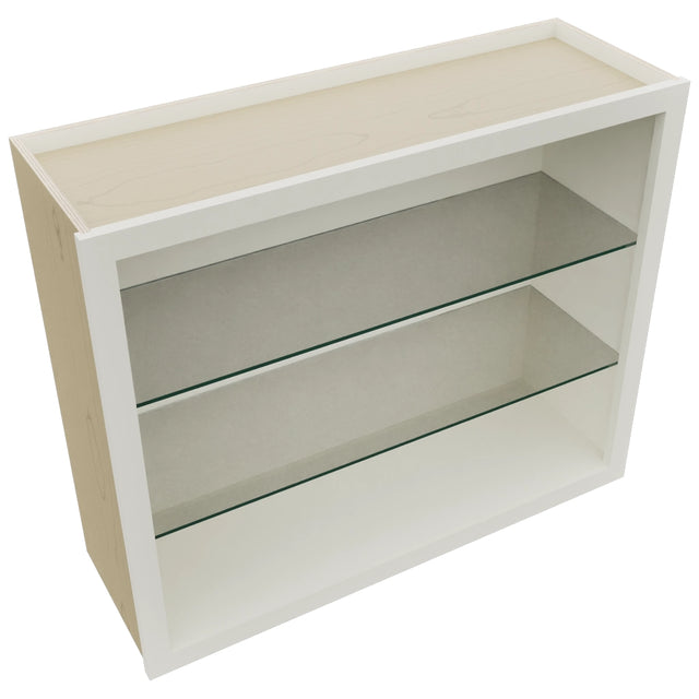 Fabuwood Dove NDW3630 Wall Standard No Door Cabinet, Top View