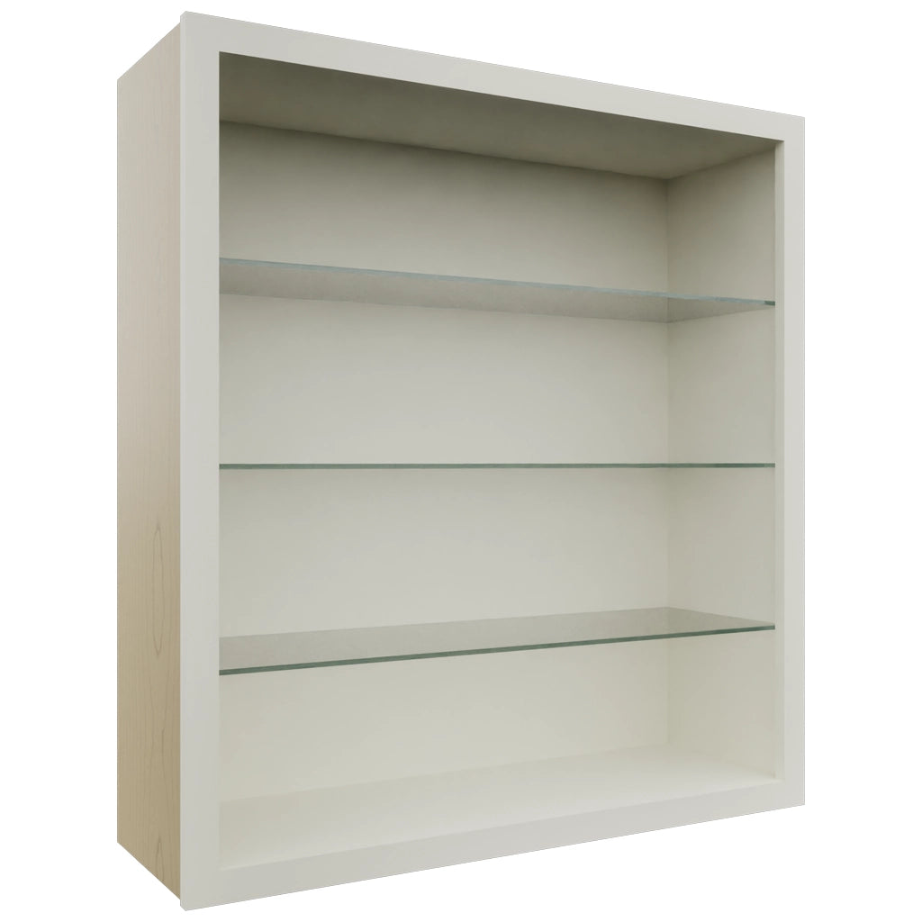Fabuwood Dove NDW3639 Wall Standard No Door Cabinet, Front View