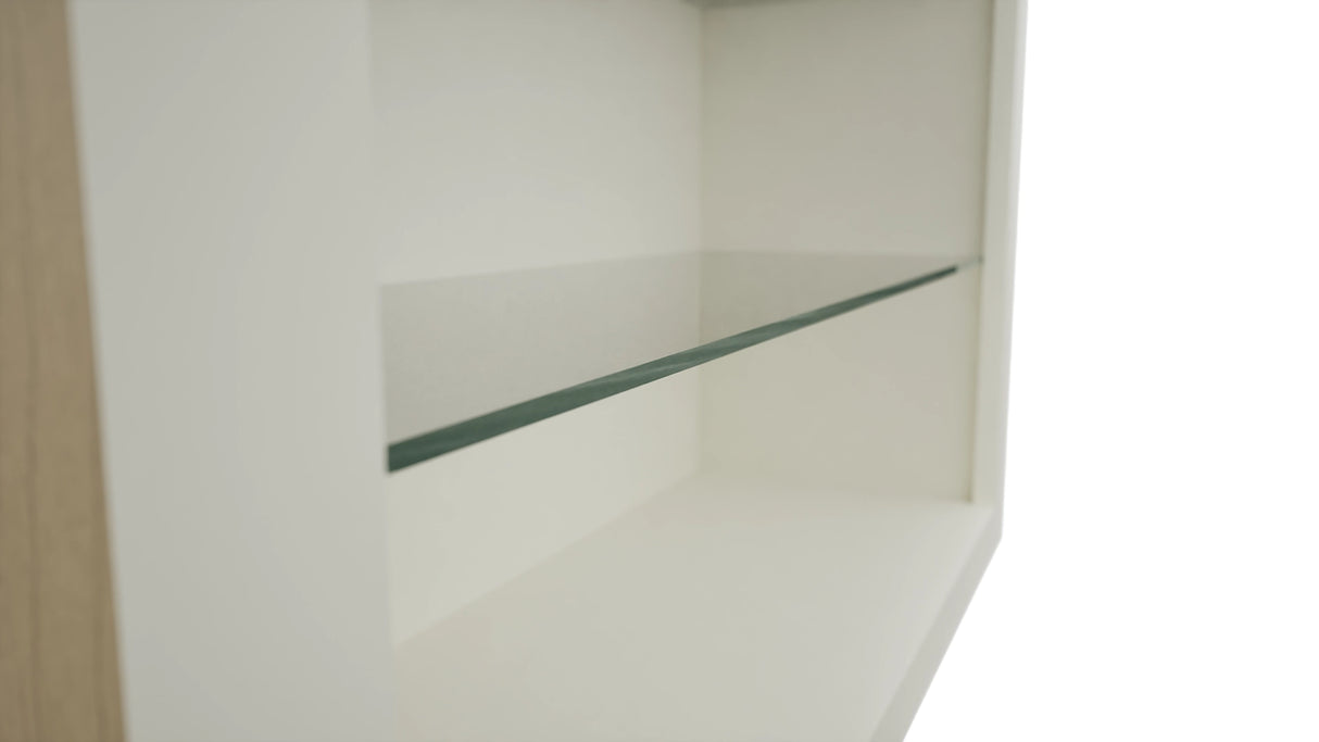 Fabuwood Dove NDW3639 Wall Standard No Door Cabinet, Detail View