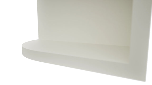 Fabuwood Dove OER636 Wall Open End Cabinet, Detail View