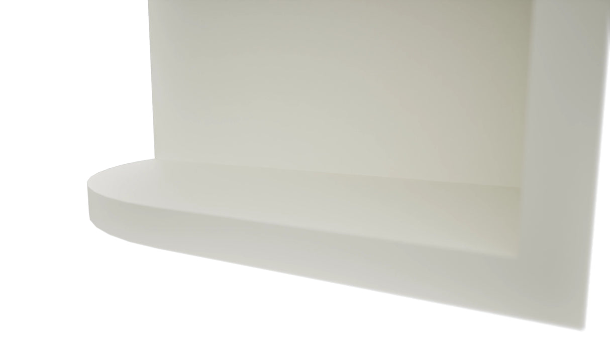 Fabuwood Dove OER639 Wall Open End Cabinet, Detail View